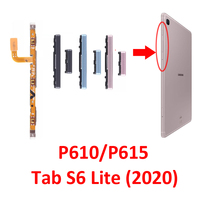For Samsung Galaxy Tab S6 Lite P610 P615 Tablet Phone Power Volume Button New Up down On Off External Switch Side Key Flex Cable