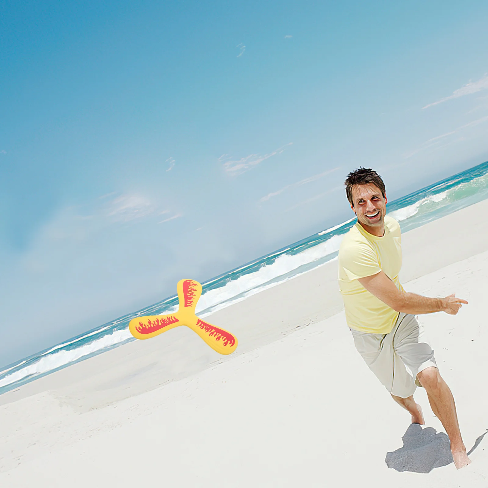 قرص طائر ممتع للإرجاع التلقائي المُرصد يدويًا للأطفال في الهواء الطلق للتجمعات العائلية واللعب النشط يعزز التنسيق #3