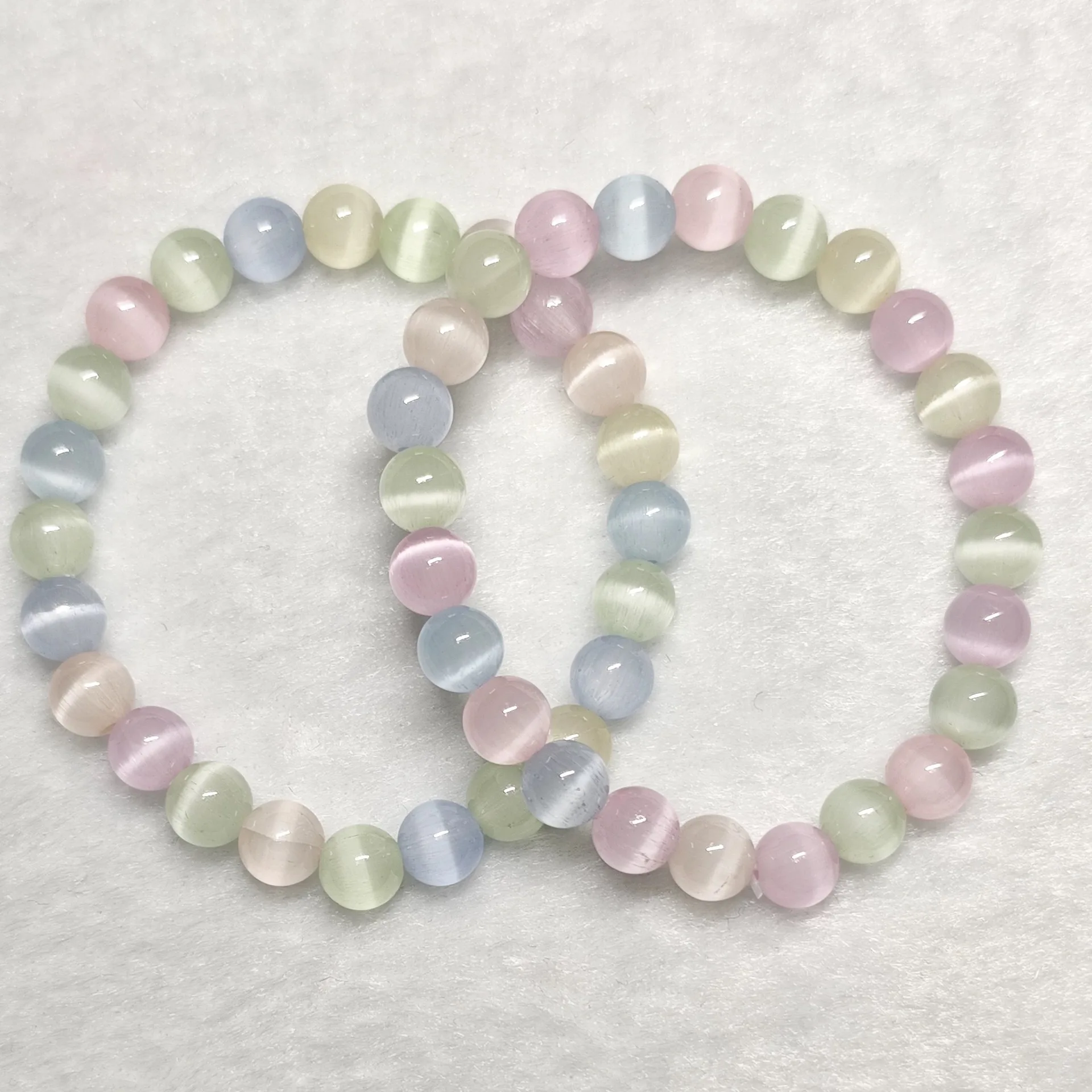 Dream cat's eye stone bracelet ins niche design sweet and fresh fairy style student bestie bracelet best-selling fashion