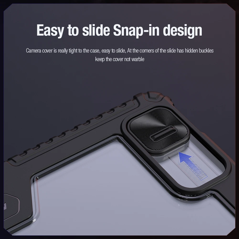 

Для iPad Air 13 2024 2025/Pro 12,9 2022 2021 2020 Чехол Nillkin Bumper Flip Leather Pro Складной чехол для камеры Защитный чехол