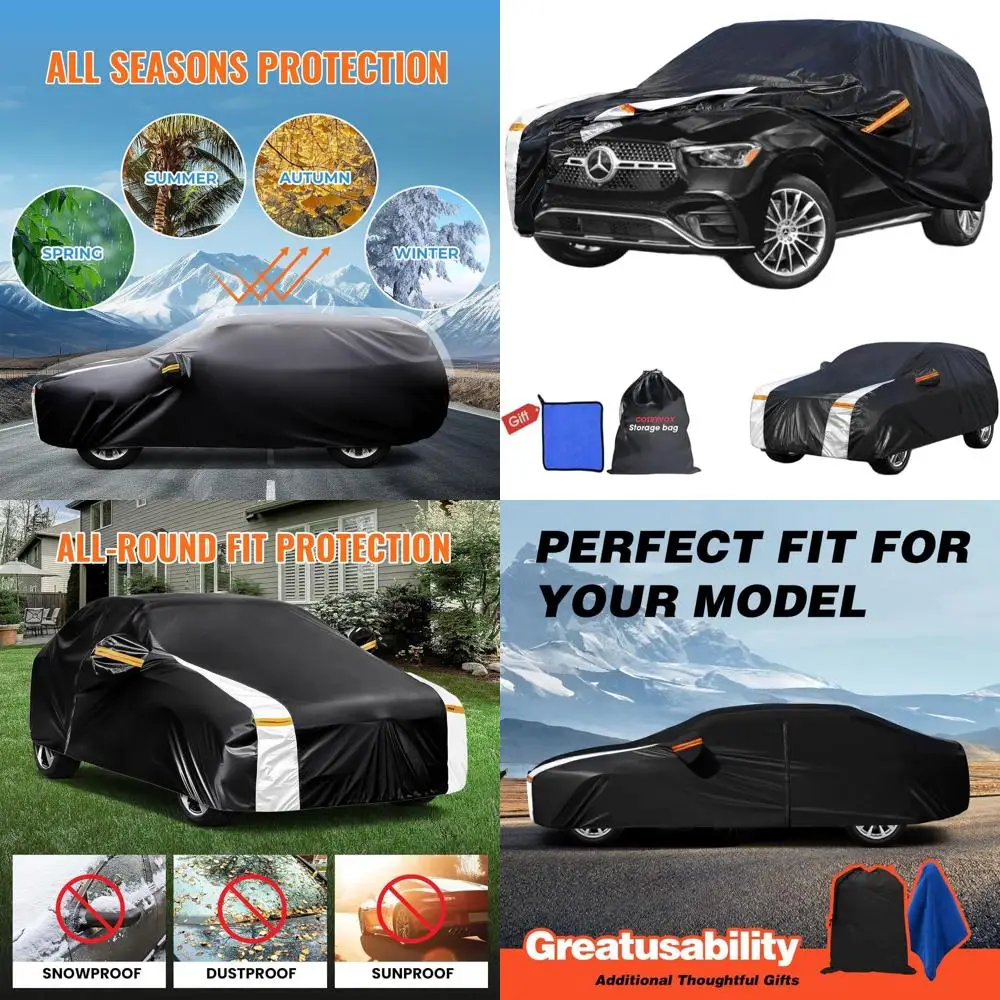 

GLE Car Cover Waterproof All-Weather, with Towel, 10-Layer Custom Fit for 2015-2026 GLE 350/450/580, Outdoor Cover Rain Sun UV P