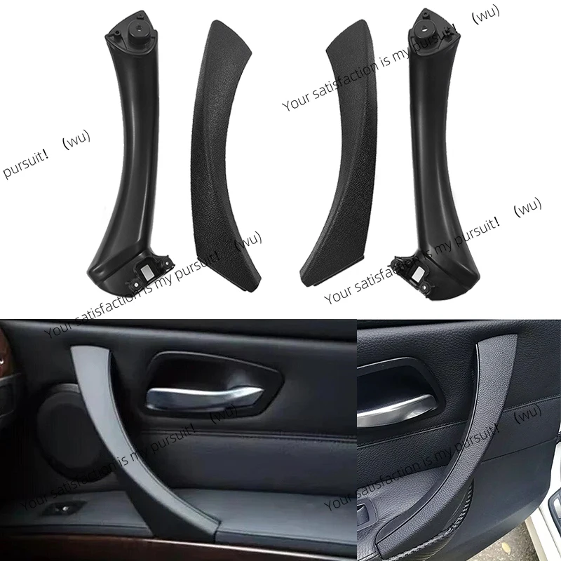 Suitable for BMW 3 Series E90 E91 E92 2004-2012 316 318 320 325 328 Left and Right Side Door Handle Kit Panel Slide Decoration