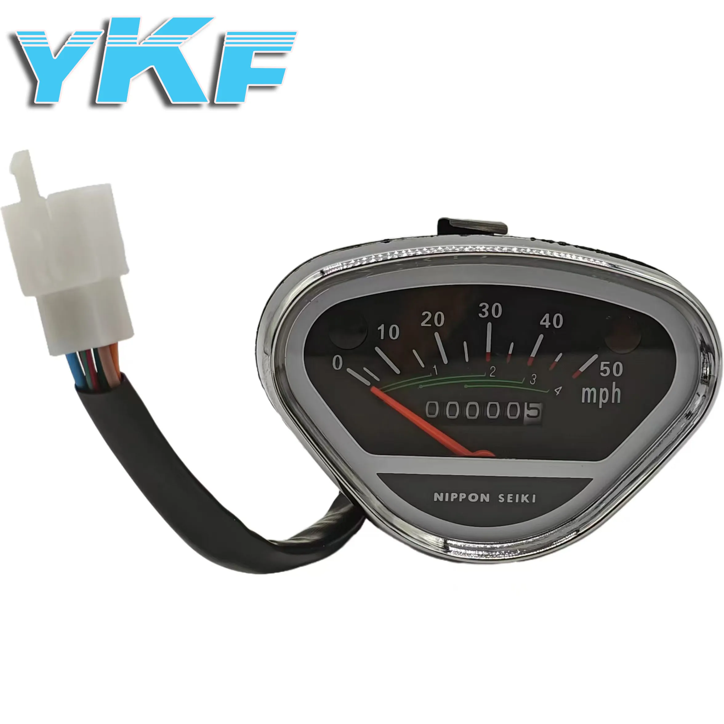 

CT70 6V or 12V 50MPH Speedometer Odometer, LCD Motorcycle Gauge for DAX CT70 Headlight Bucket