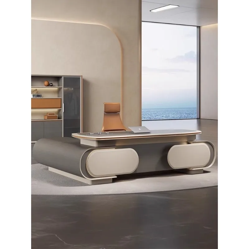 High-end light luxury boss table