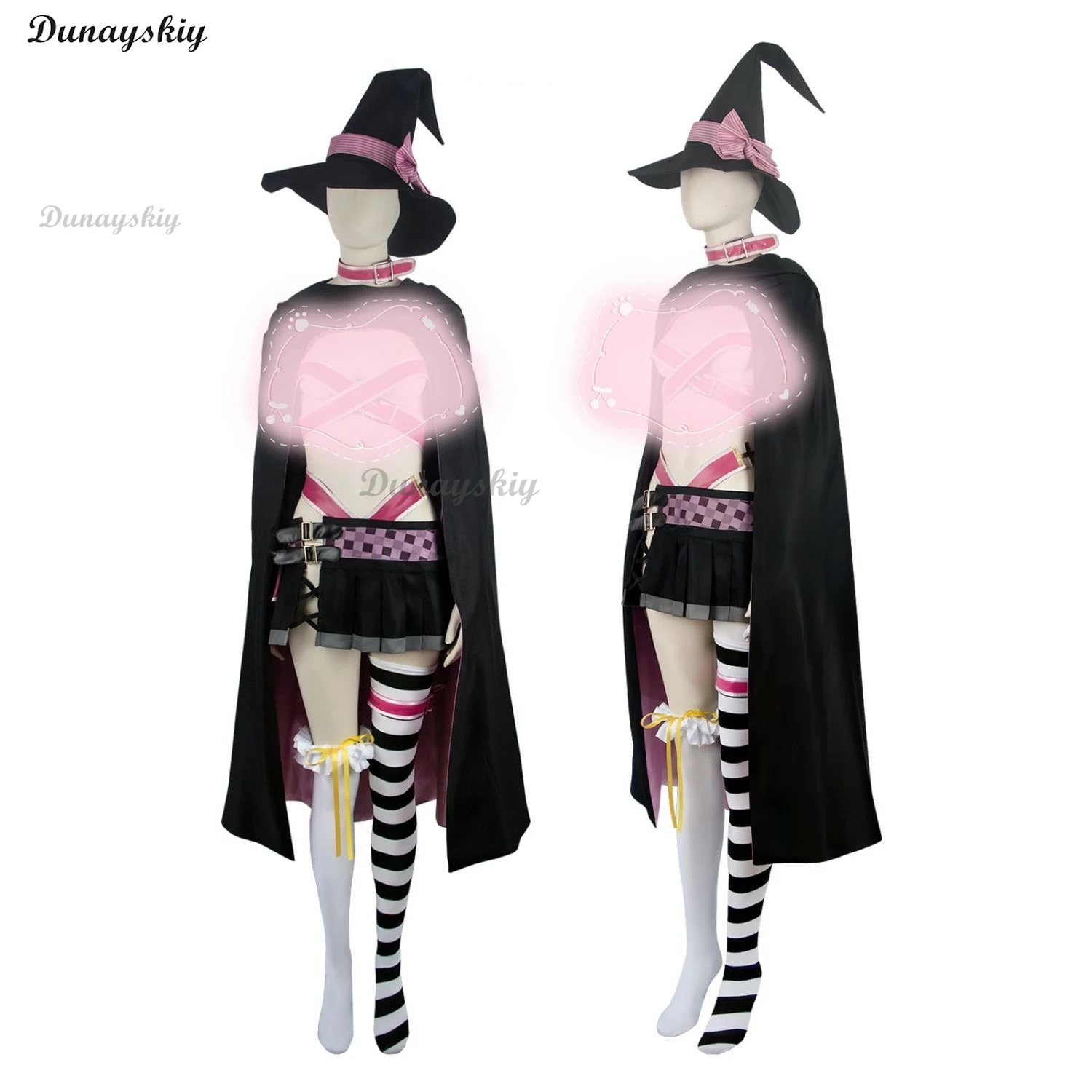 Ayachi Nene Cosplay Costume Anime Sabbat of the Witch Cosplay Comic Halloween Carnival Cosplay Costume Cloak Hat Socks Props