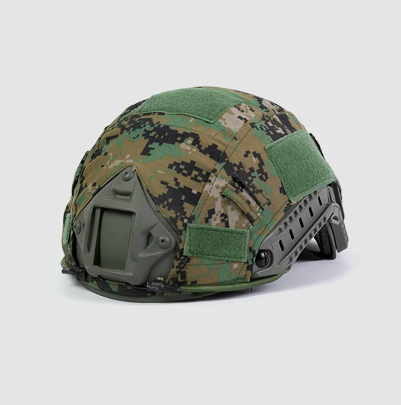 Suitable for FAST tactical helmet fabric cover hook & loop  removable protective helmet cap cover camouflage accessories