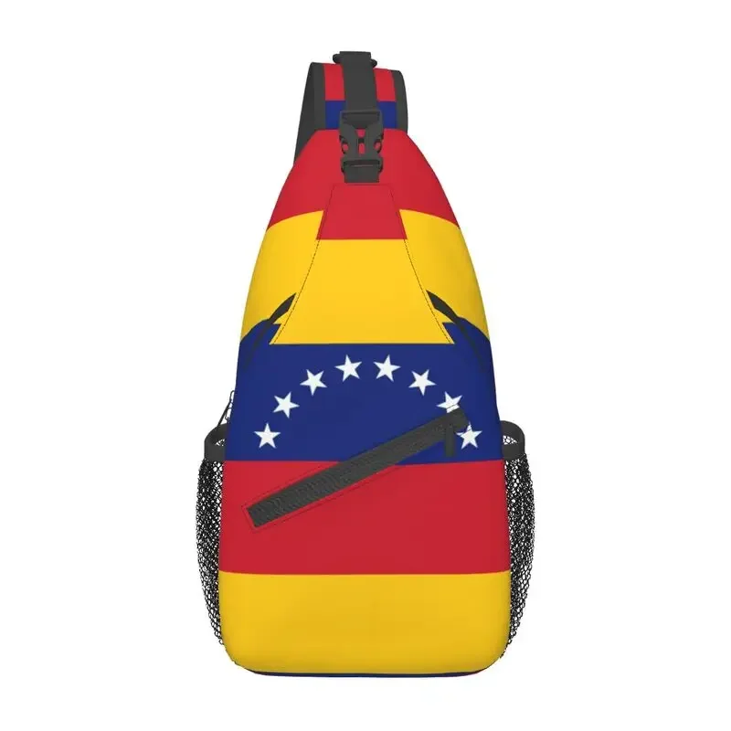 

Casual Flag Of Venezuela Crossbody Sling Backpack Men Shoulder Chest Bag for Traveling