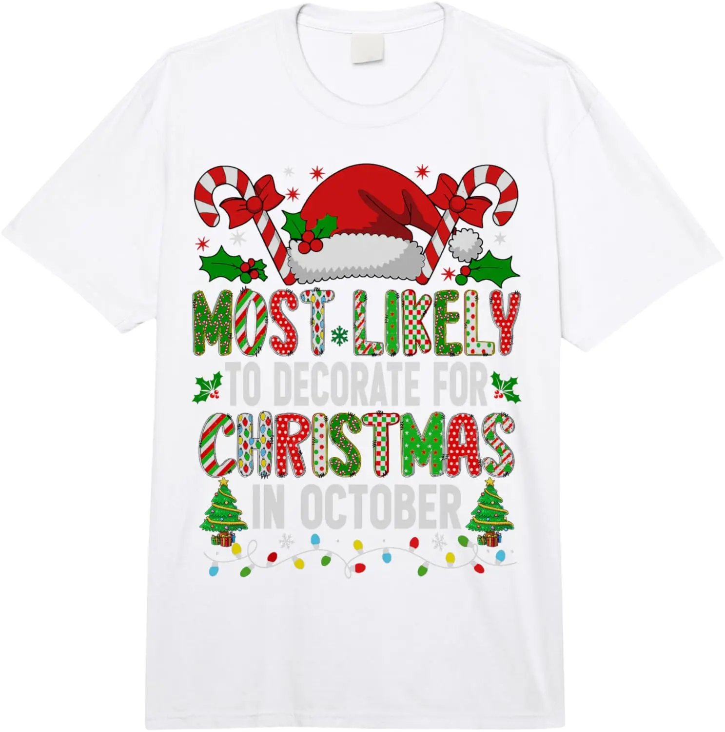 من الأفضل أن تزيين عيد الميلاد أكتوبر الأسرة الراحة الألوان الكبار الوزن الثقيل تي شيرت الرجال النساء الجرافيك تي شيرت #2