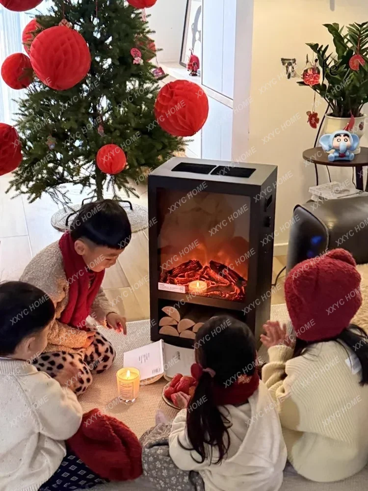 

L Heater Electric Heater Household Simulation Flame Wood Electric Fireplace