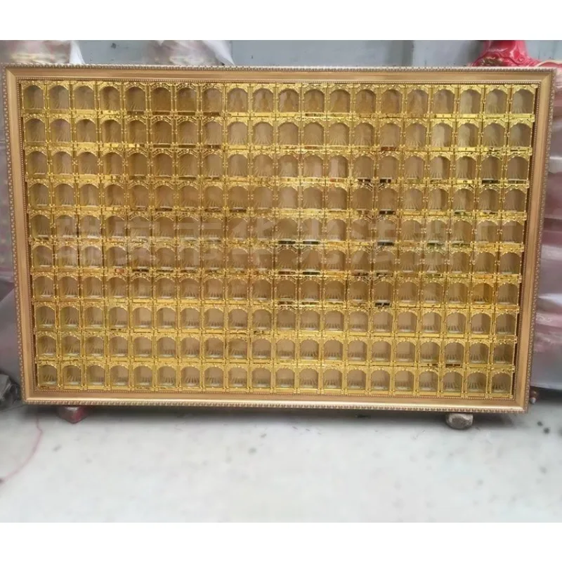Temple, hall, temple, thousand Buddha palace, viewing hall wall lamp type thousand Buddha lamp