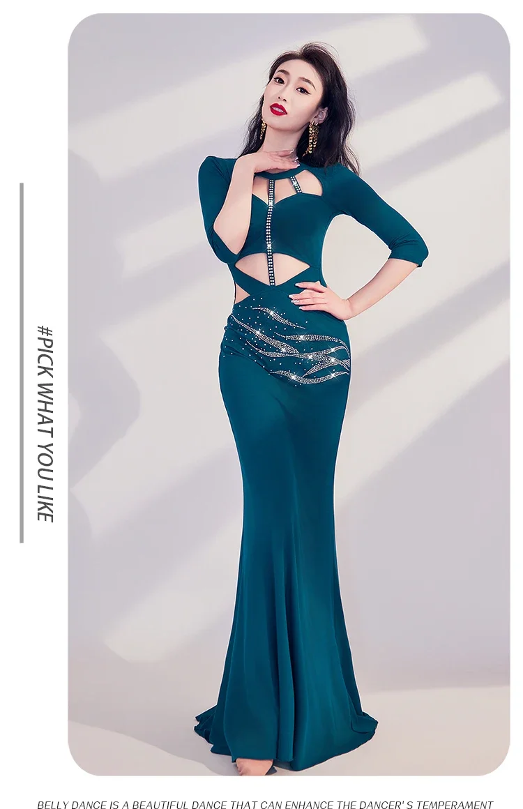 زي رقص شرقي نسائي ، فستان ماسي AB ، لامع ، أداء ، قطعة واحدة ، الربيع ، الصيف ، من من من من قطعة واحدة