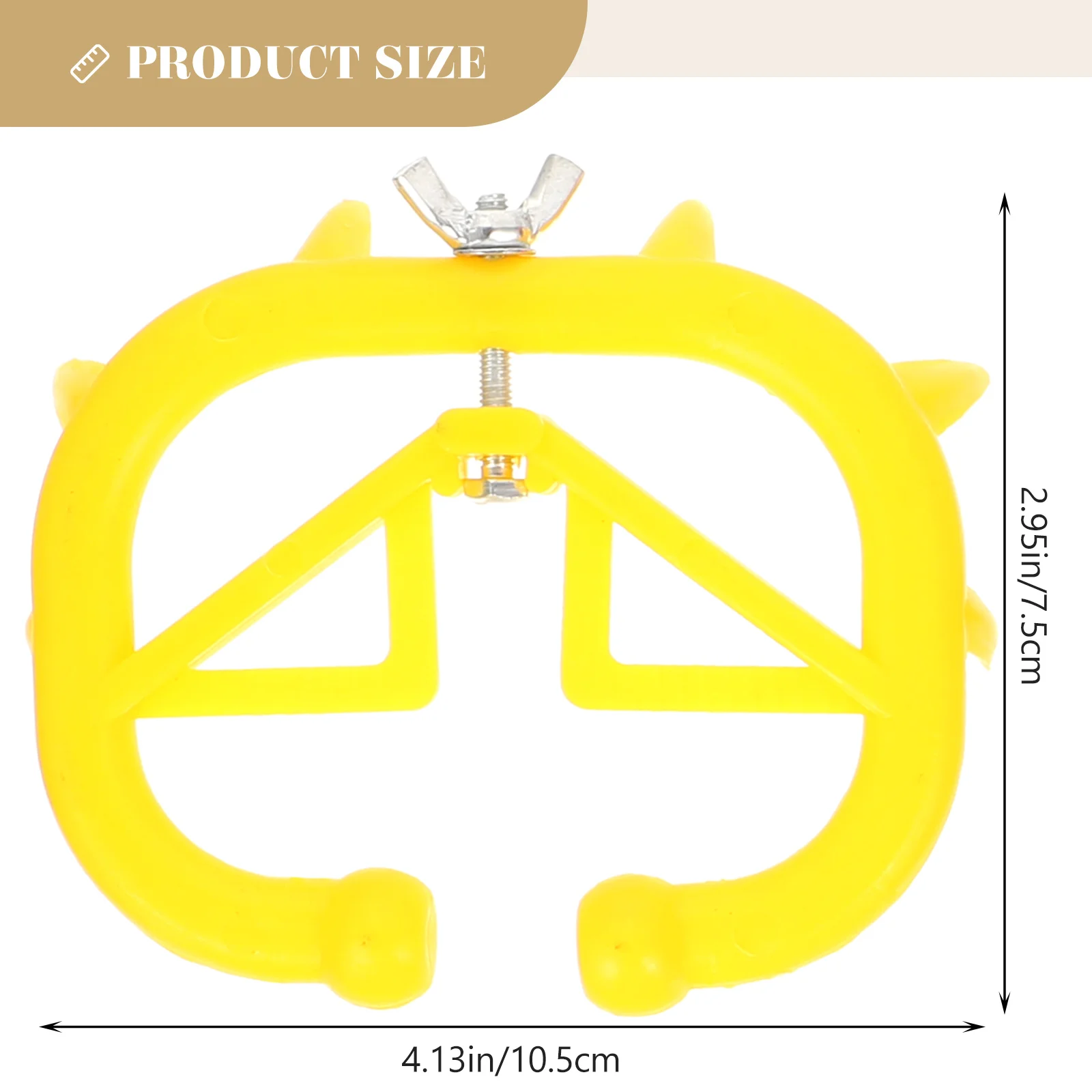 

5Pcs Cattle Weaner Cow Nose Thorn Durable Plastic Anti Sucking Livestock Equipment Reduce Stress Effective Weaning Tool