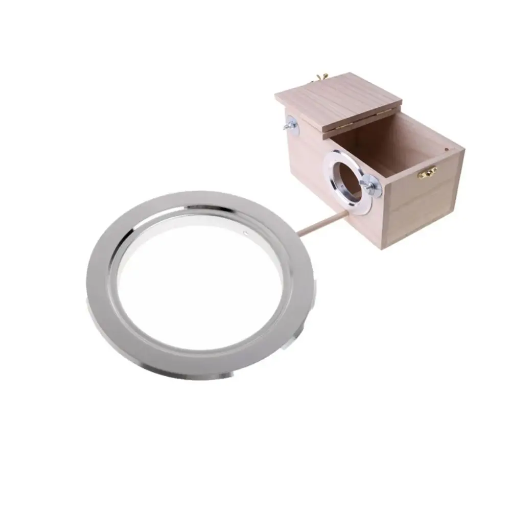 Bite Resistant Bird Round Nest Door Wear Resistant Aluminum Bird Breeding Box Anti-bite Ring Round