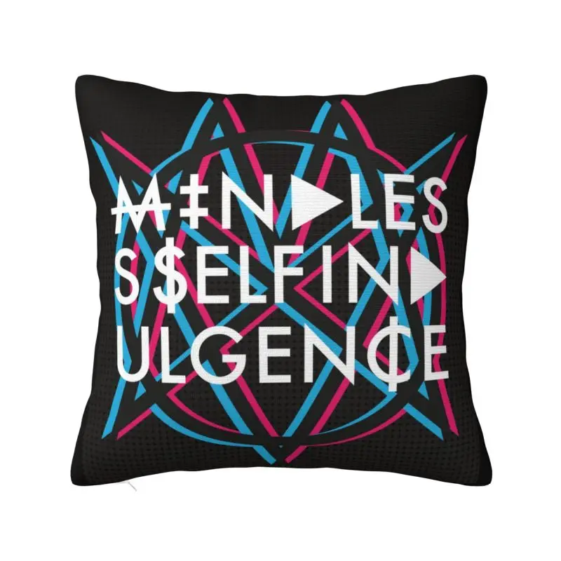 Custom Nordic Msi Mindless Hip Hop Punk Rock Self Indulgence Sofa Cushion Cover Soft Electro Pillow Case