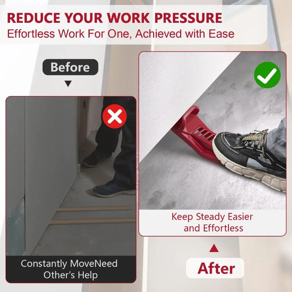 ギフト多目的乾式壁パネルリフター乾式壁ツールポータブルポケットキッカー乾式壁パネル取り付けツール栓抜き