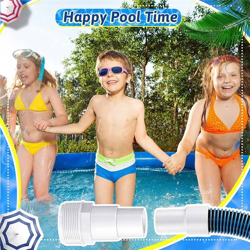 

AEF5-Universal 1.25/1.5Inch Combo Hose Adapter For Above Ground Pool Pump Filter Separator Easy Install Easy To Use