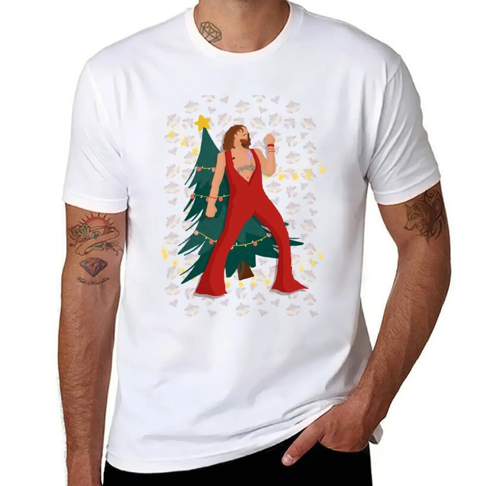 

The Darkness Christmas Time Don’t Let The Bells End T-Shirt t shirt for man 100 percent cotton cotton tshirt 100% T-Shirt