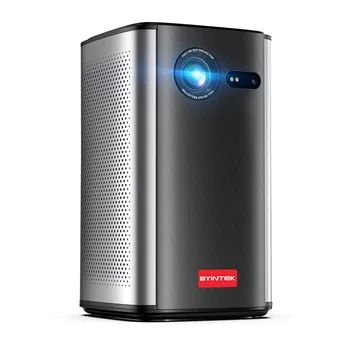 BYINTEK P70 Projector 4K 1080P DLP Mini Portable Projector Home Theater Smart Wi-Fi & Blue