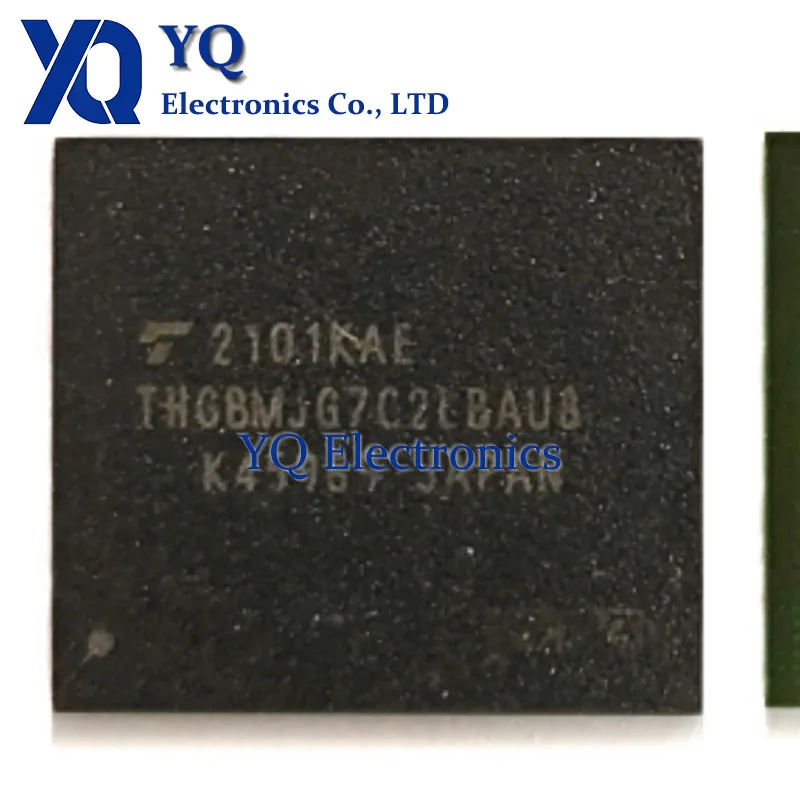 1PCS/lot New OriginaI THGBMJG7C2LBAU8 Tail Vertebral BAU8 Toshiba 16GB 5.1 Version eMMC Font Storage Chip IC