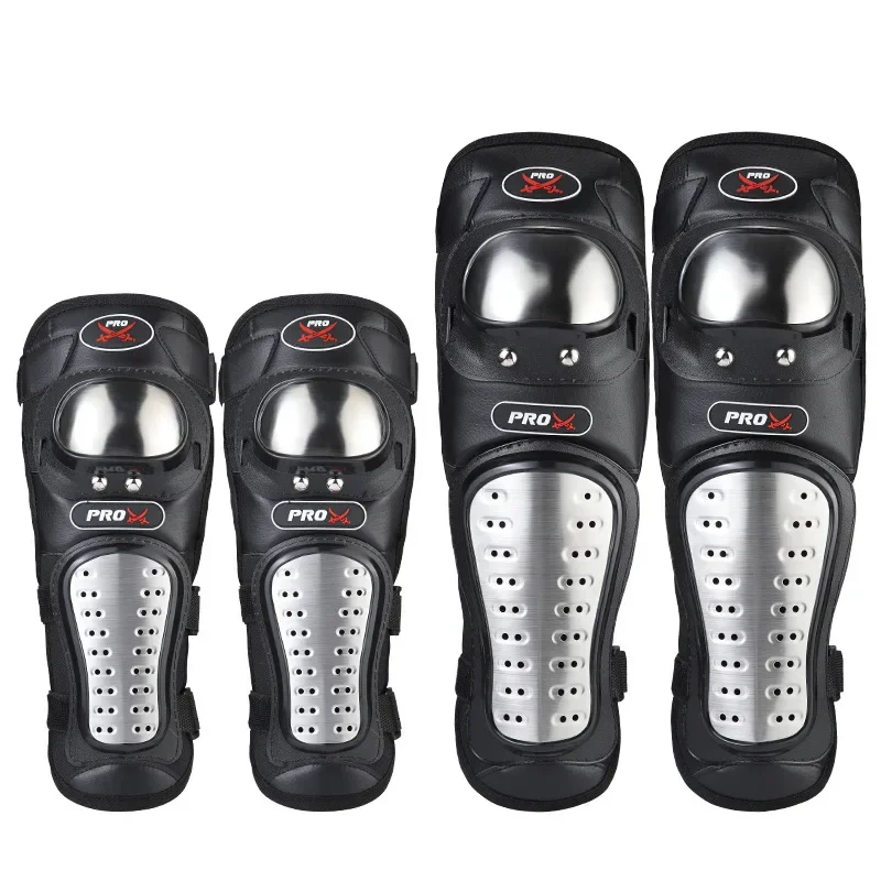 Motorcycle Protective Gear Mtb Knee Pads Elbow Pads Keep Warm Anti-fall Stainless Steel Protective Gear Motocross Accessories