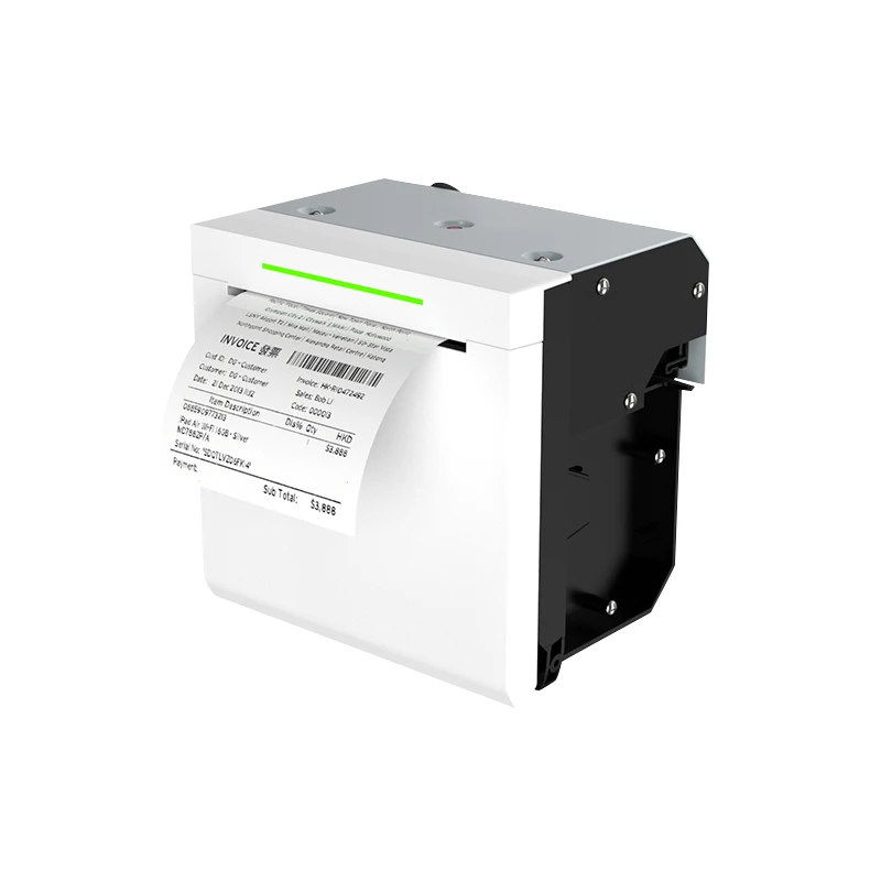 EM8028 80mm Thermal Panel Printer Module Cutter High-end Metal Material for Shop Medical Government Telecommunications Industry