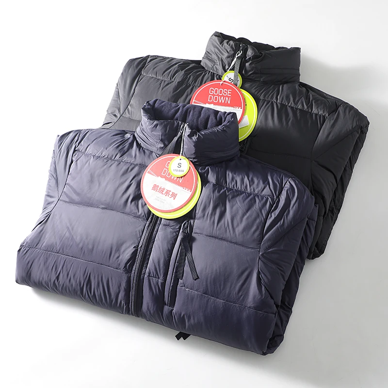 

Портативная мужская пуховая куртка Puffin 600 с 90% белым гусиным пухом, теплая, с капюшоном, модная, городская, стильная, на молнии, стандартной длины