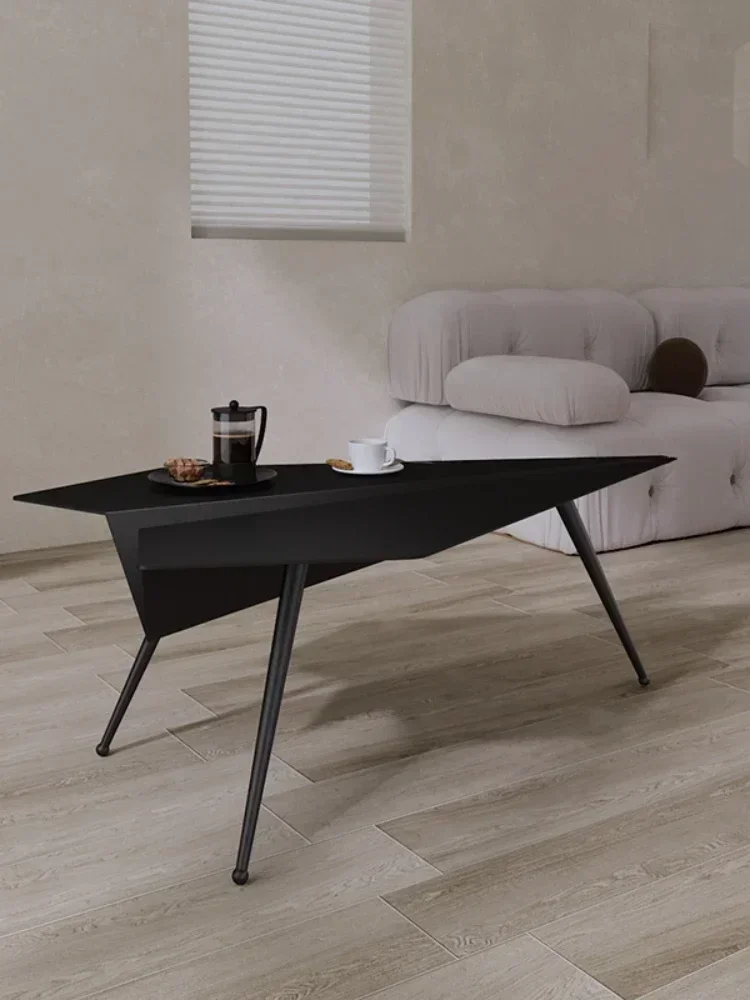 Modern Minimalist Coffee Table Home Small Apartment Living Room Balcony Tea Making Table Simple Paint Creative Small Table
