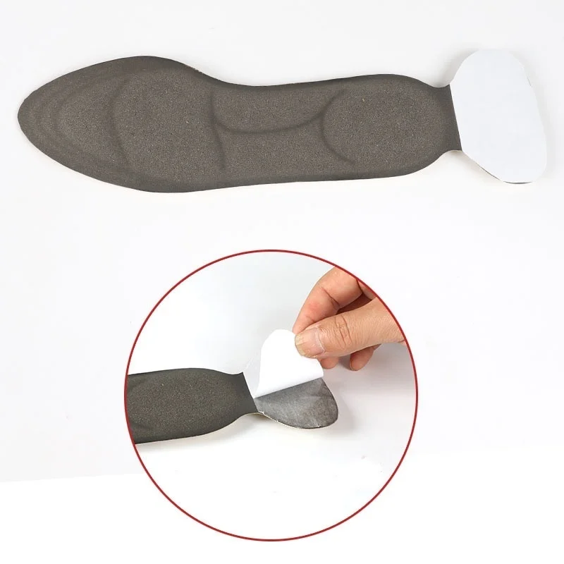 

High Heel Anti-slip Massage Pad Pink Back Heel Cushion Inserts Women Shoes Insoles Damping Pads Suitable Flats Pumps Boots