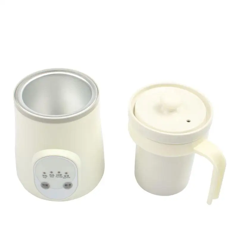 Ceramics Mini Electric Water Kettle Thermal Heating Cup Boiler Soup Health Pot Stew Porridge Noodle Slow Cooker Milk Heater 0.6L