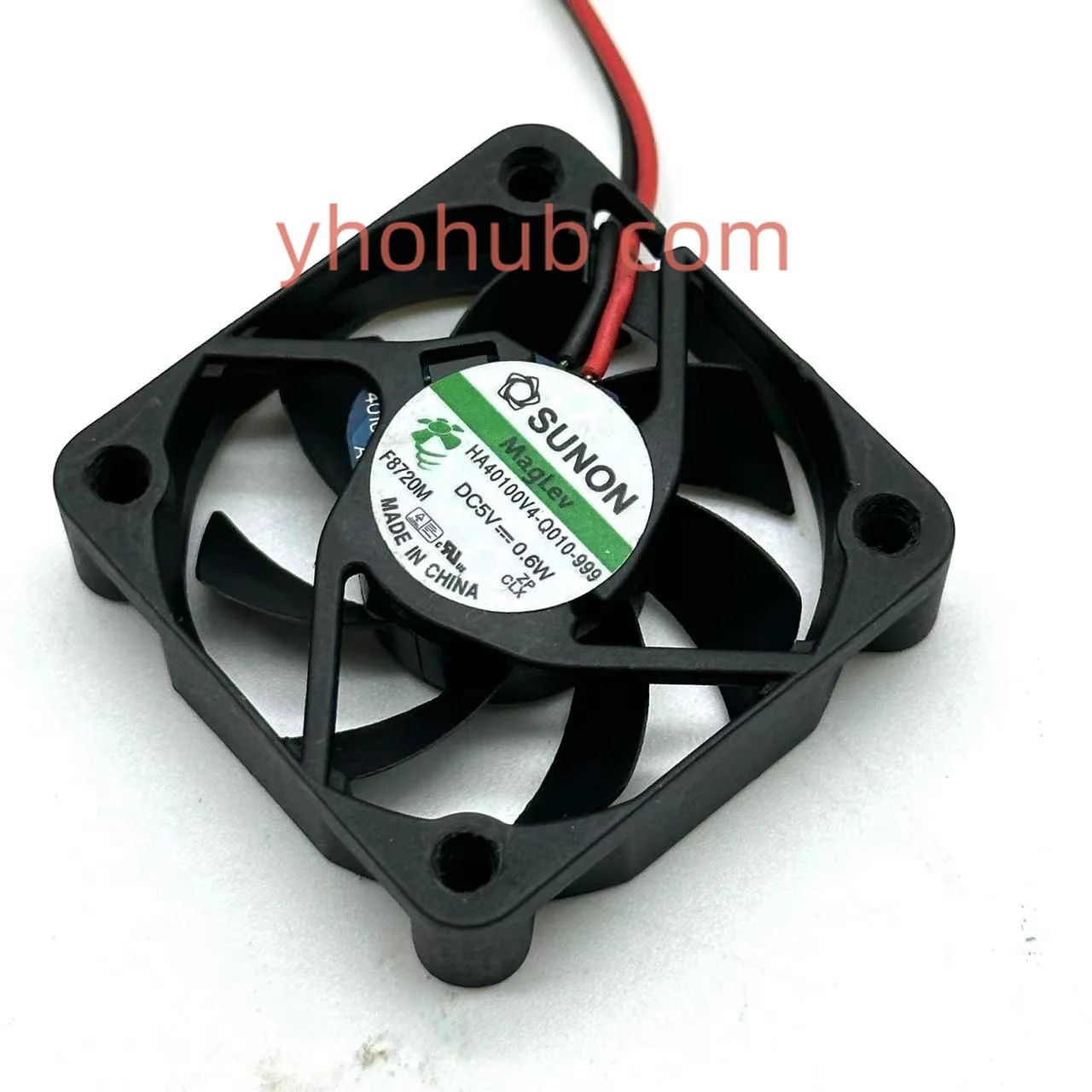 

SUNON HA40100V4-Q010-999 DC 5V 0.6W 40x40x10mm Server Cooling Fan