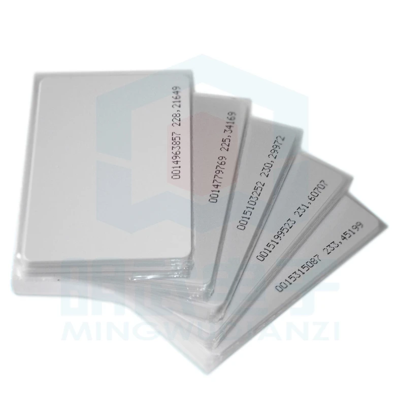 ID Thin Card White Card ID Access Control Attendance Card Making Smart Induction Card RF Card ID Printing Card 125 KHZ