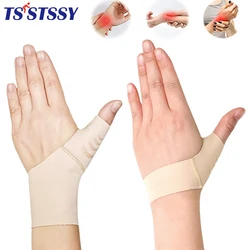 Soporte elástico para el pulgar, manga de compresión para aliviar el dolor, artritis, dolor de articulaciones, tendinitis, esguinces, deportes, 1 piezas
