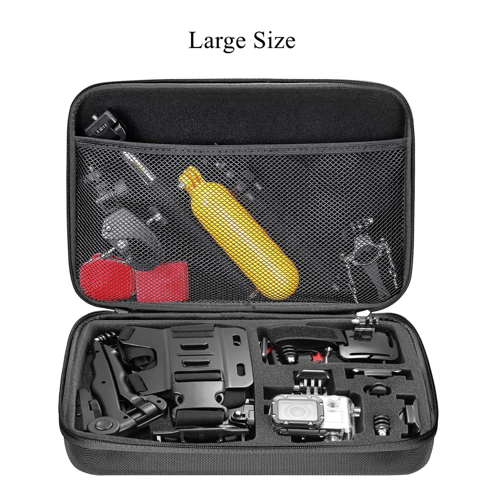 Carry Case Small Medium Large Size Accessory Anti-shock Storage Bag Box For Hero11 10 9 8 7 SJCAM M20 SJ6 SJ7 Action Camera