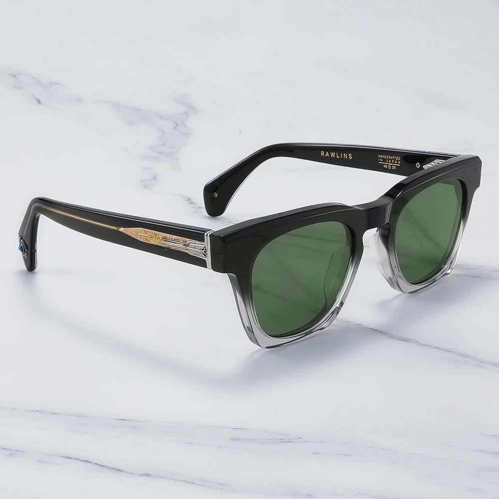 JMM Business Outdoor Zonnebril Unisex Rechthoek Dikke Acetaat RAWLINS Populaire Zonnebril Voor Lady Gafas De Sol Hombre