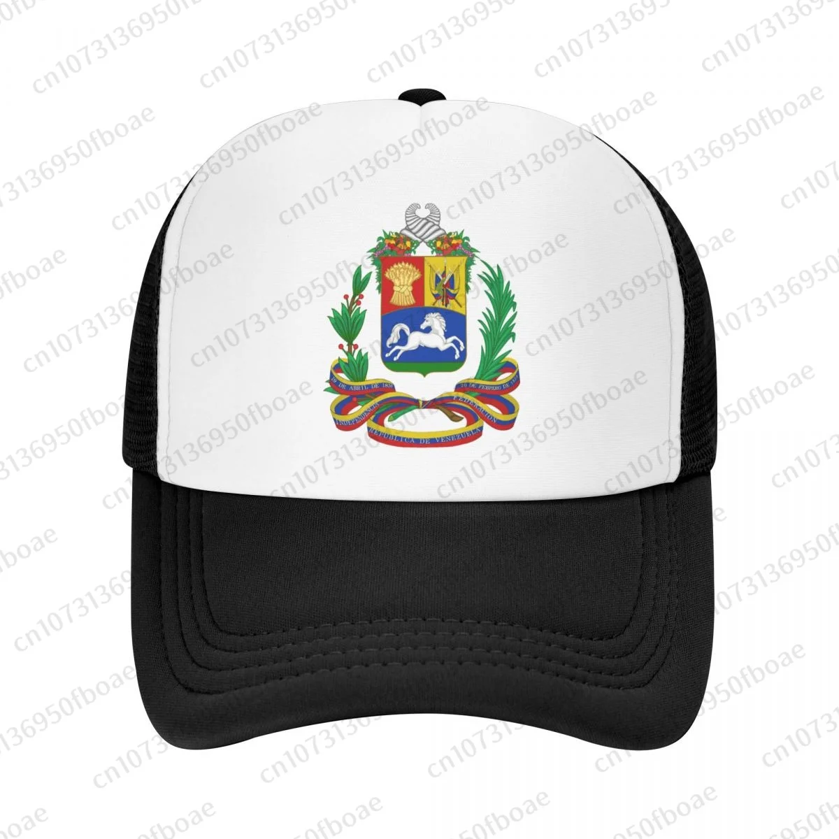 Punk Coat Of Arms Of Venezuela Mesh Baseball Cap Summer Outdoor Men Women Fashion Sport Hats Hip Hop Trucker