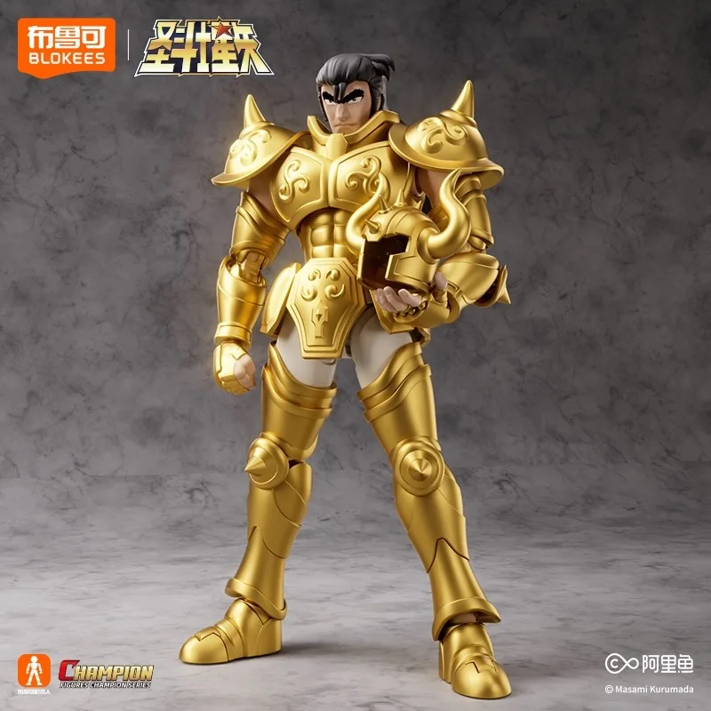 Original BLOKEES Saint Seiya Second Bullet Gemini Dragon Capricorn Sagittarius Action Figure Anime Toys Christmas Gift in Stock