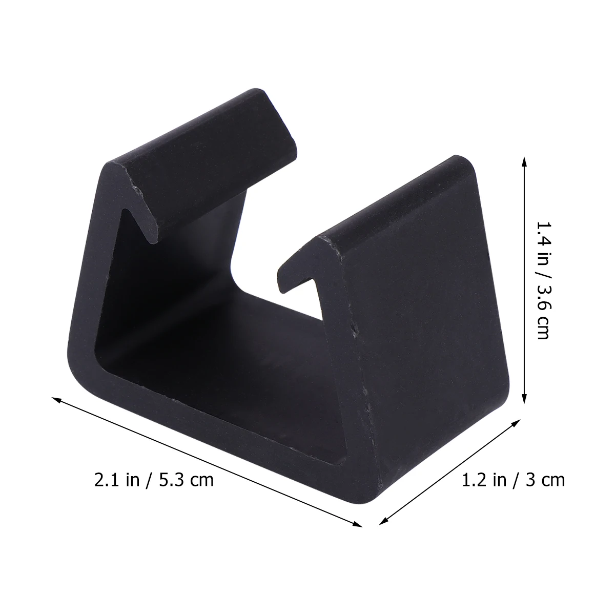 

4 Pcs Furniture Fasteners Clips for Chair Sofa Living Bedroom Office Accessories Black Hooks Fixing Gadgets Rattan Parts