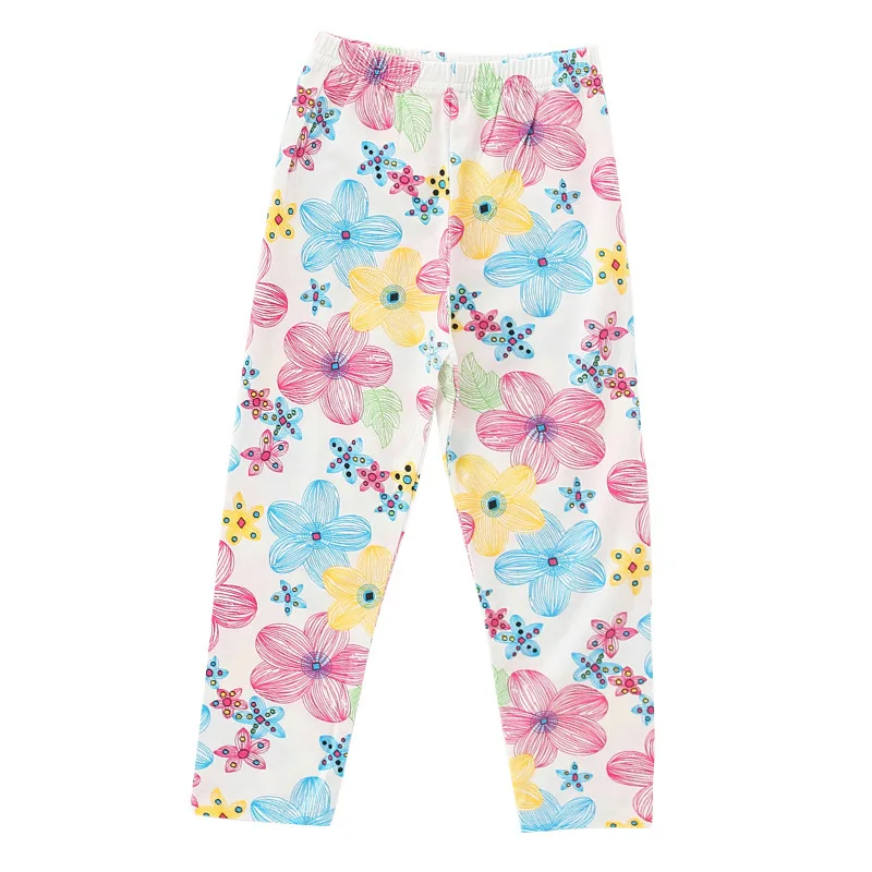 Leggings per ragazze pantaloni Casual a matita floreale per bambini pantaloni Skinny per bambini carini abbigliamento per bambini adolescenti