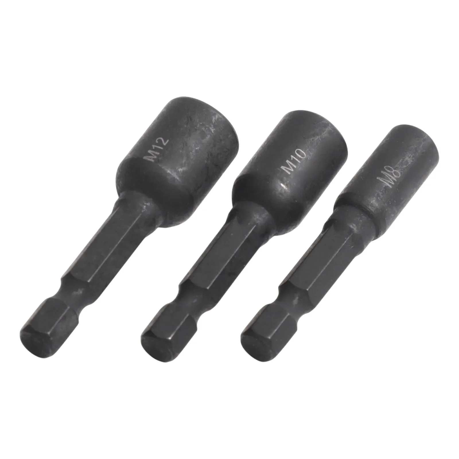6pcs 4-12mm Screw Tap Socket Adapter Holder Extension Bar 1/4 Inch Hex- Shank Machine Tap Square Driver Thread Tap Adapter