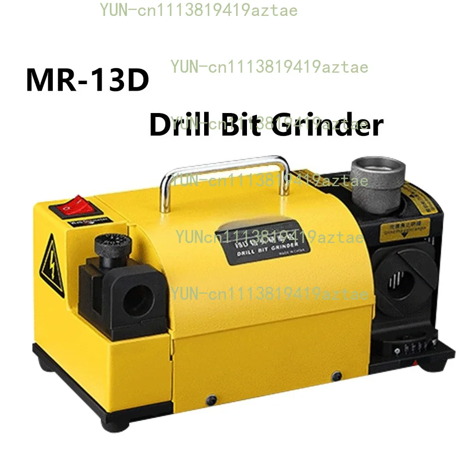 MR-13D Drill Bit Sharpener Portable Angle Grinder CBN/SDC Disc Grinding Machine 3-13mm Drill Bits Sharpening Tool 120W