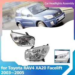 Car Headlights Assembly for Toyota RAV4 XA20 CV Sport 2003 2004 2005 Side Fog Lights LED Lamp Halogen Corner Warning Accessories