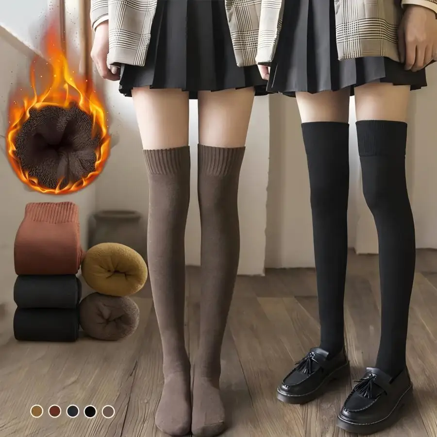 

1 Pair Women's Casual Athlete Over Knee Thin Thigh High Tights Long Stocking Socks Long Boot Stockings Leg Warmers
