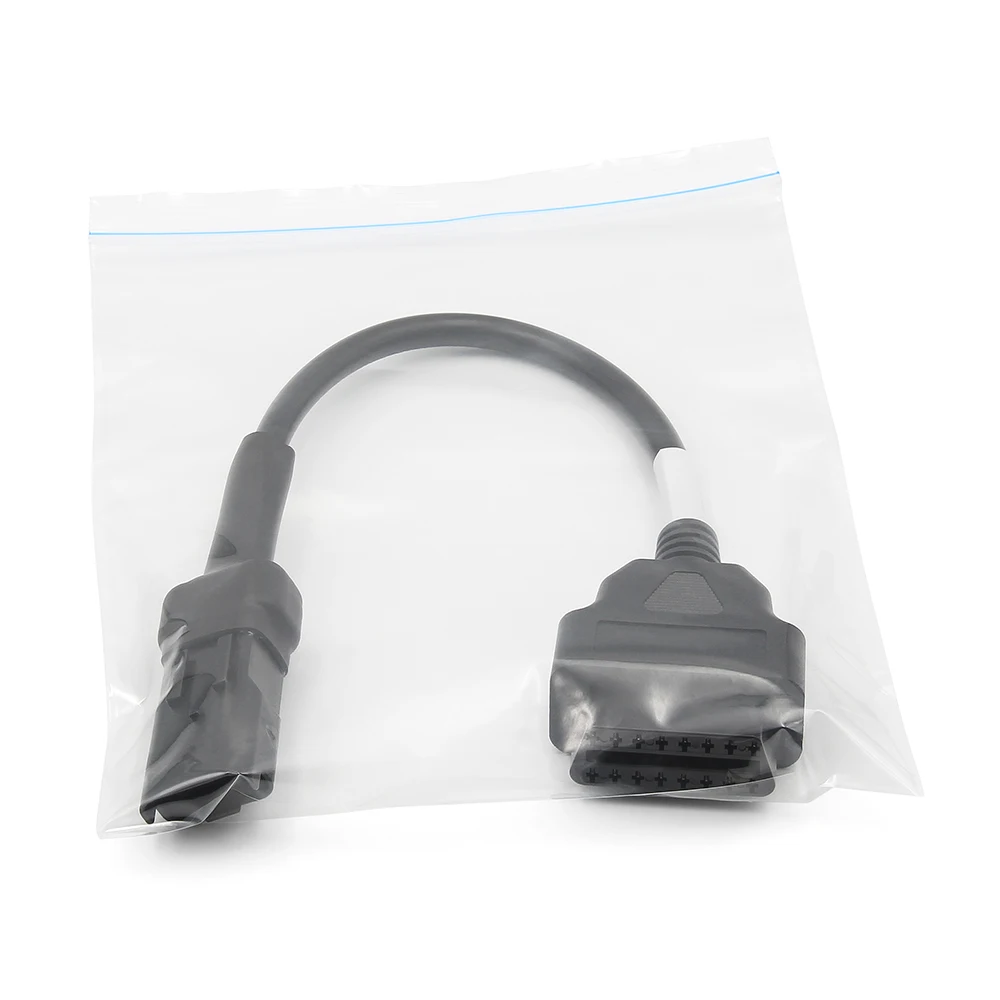 For DUCATI 4Pin Plug OBD 2 Extension Cable OBD2 Connector Motorcycle Motobike 4 Pin To 16Pin Adapter Car Diagnostic Scanner Tool view 6