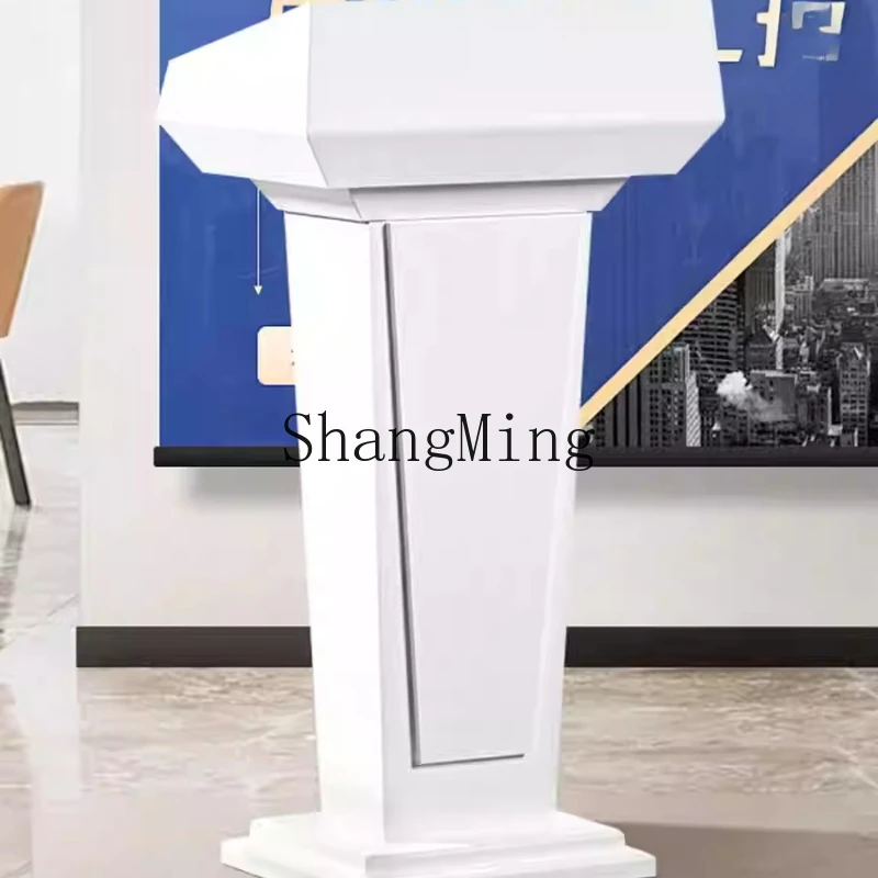 FG  good-looking Solid Wood Podium Podium Podium Table Simple Kindergarten Welcome Desk Restaurant Reception Desk