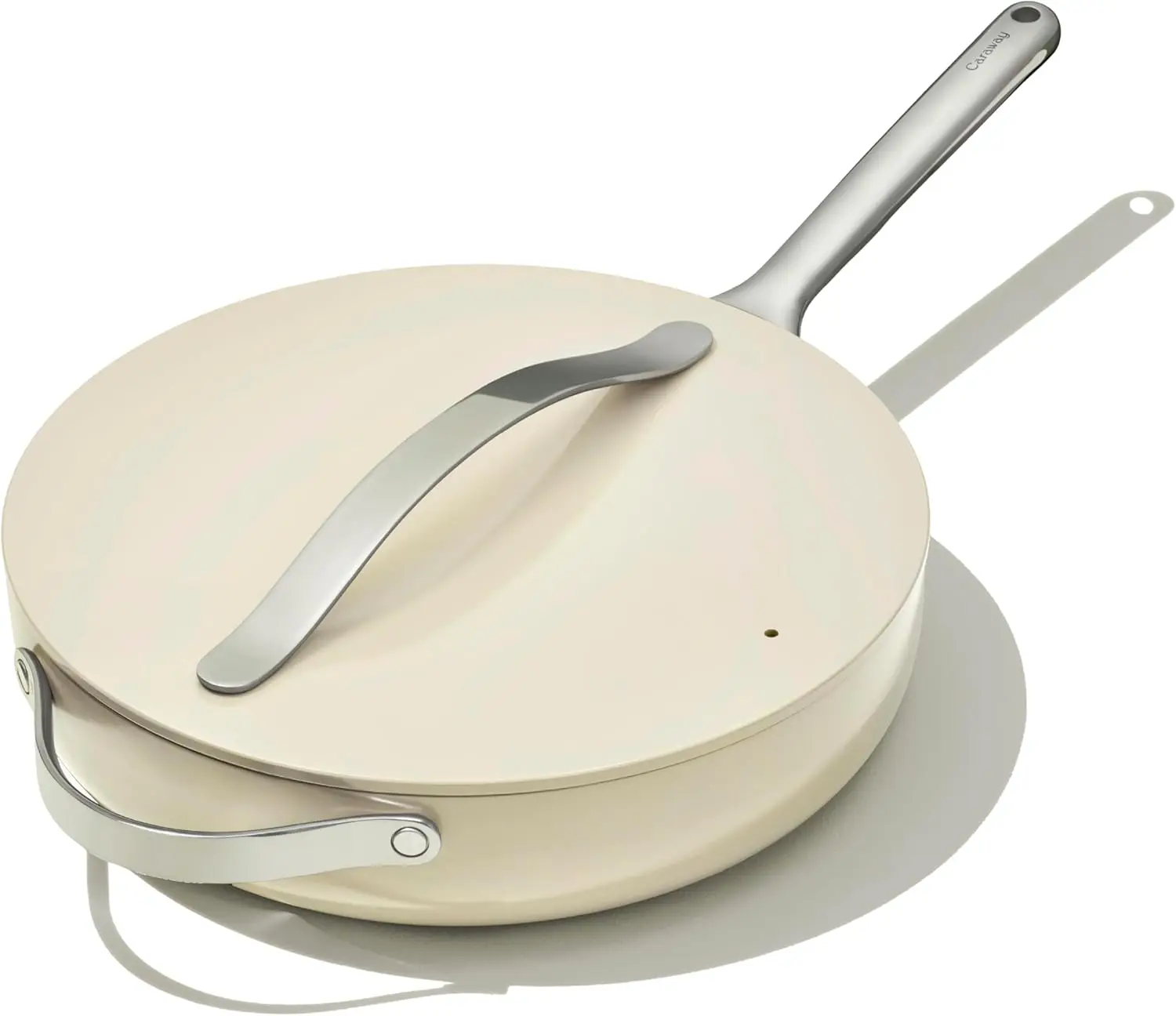 

Nonstick Ceramic Sauté Pan with Lid (4.5 qt, 11.8") - Non Toxic, PTFE & PFOA Free - Oven Safe & Compatible with All Stovetops