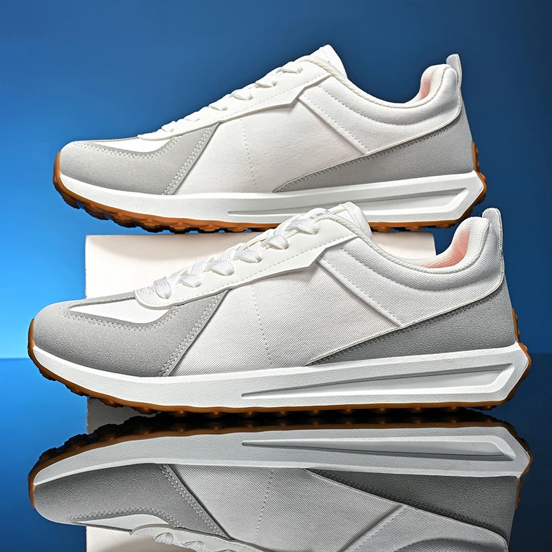 Men's Summer Breathable Flat Round Toe Versatile Retro Fashion Casual Sneakers