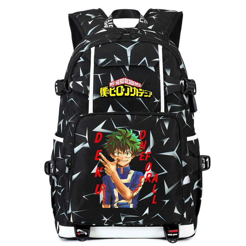 My Hero Academia anime print student school bag casual large capacity backpack youth travel bag back to school gift