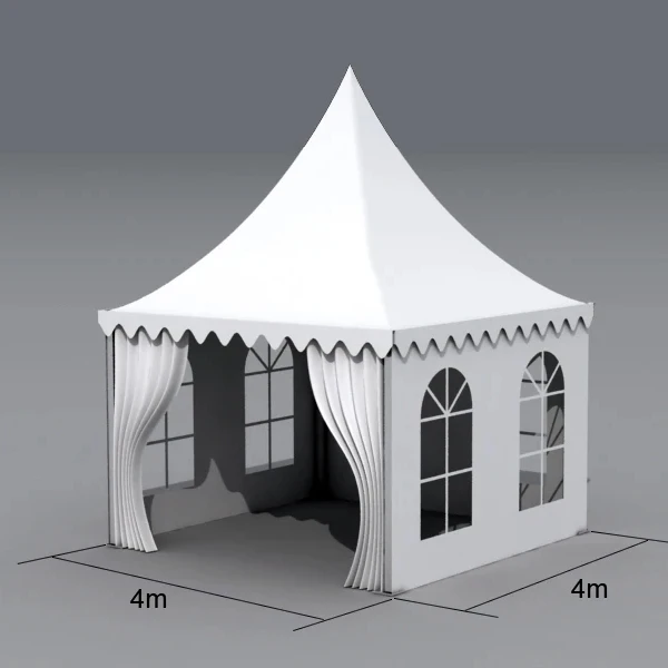 High Quality Outdoor Waterproof Aluminum Tower Tent 3x3 4x4 5x5 Party Tent