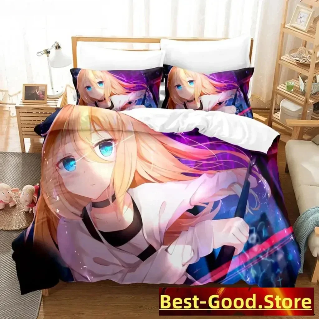 3d Print Anime Angels of Death Bedding Set Boys Girls Twin Queen Size Duvet Cover Pillowcase Bed Kids Adult Home Textiles