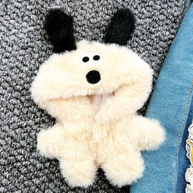 10CM pakaian boneka hadiah Aksesori warna-warni Gaun setelan Cosplay properti foto ikat rambut Suspender boneka katun